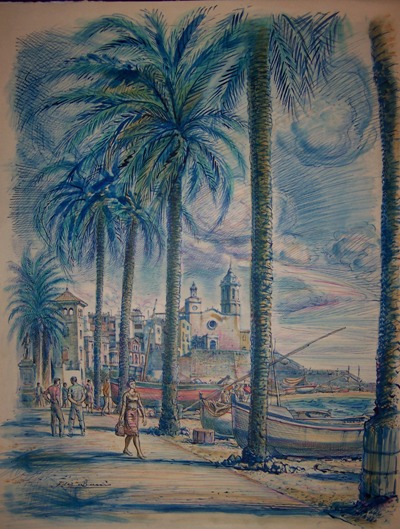 La Punta y Paseo. Sitges