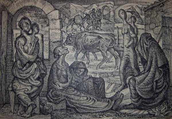 Escena de pueblo