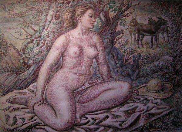 Desnudo y equinos