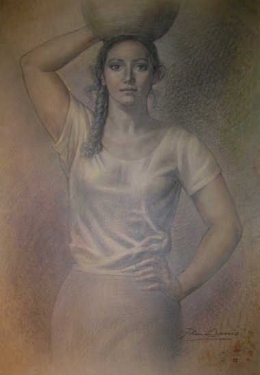 Muchacha con vasija