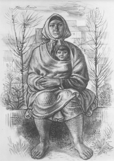 Maternidad abrigada