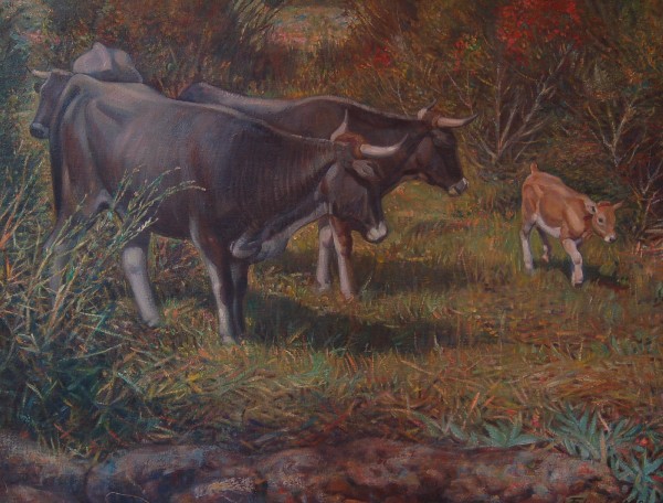 Vacas y ternero