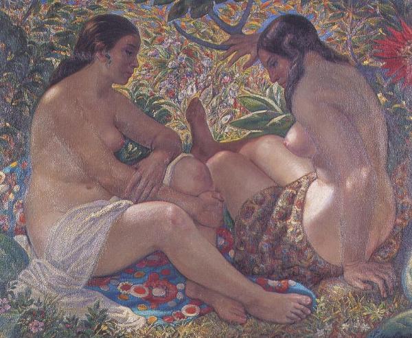 Desnudos en la floresta