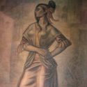 Mujer en la fuente