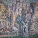 Paisaje con caballista